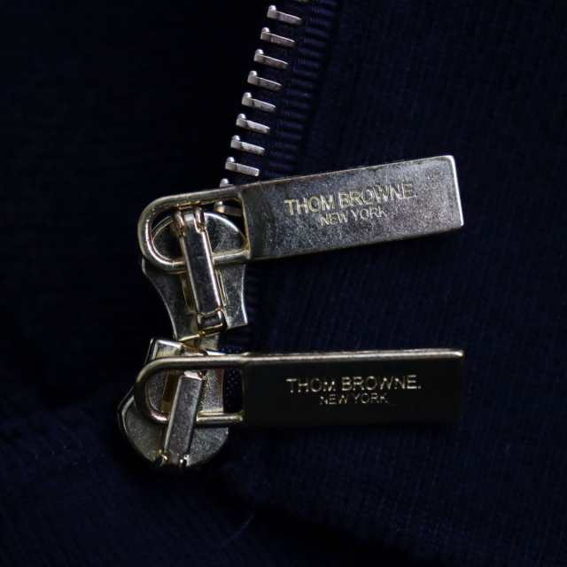 良品○THOM BROWNE トムブラウン MJT249A/MJQ008A ZIPUPパーカー