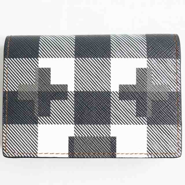 未使用品○BURBERRY バーバリー 8050794 FLINT Wallet レザー ジオ