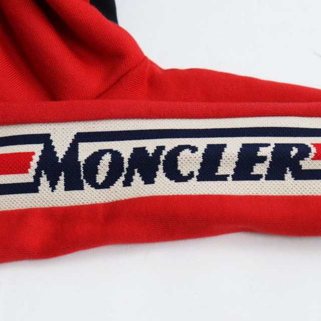 未使用品○2019年製 MONCLER モンクレール MAGLIA 袖ライン/ロゴ入り