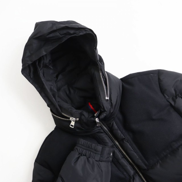 美品○MONCLER モンクレール ARCS アークス ウール切り替え ロゴ ...