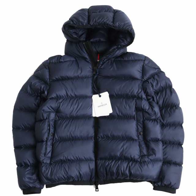 美品●21-22AW MONCLER モンクレール MYOSOTIS/ミュオソティス ロゴワッペン付き フーデッドダウンジャケット ネイビー 5  正規品 メンズ｜au PAY マーケット