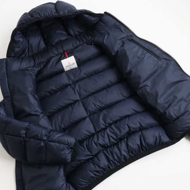 美品●21-22AW MONCLER モンクレール MYOSOTIS/ミュオソティス ロゴワッペン付き フーデッドダウンジャケット ネイビー 5  正規品 メンズ｜au PAY マーケット