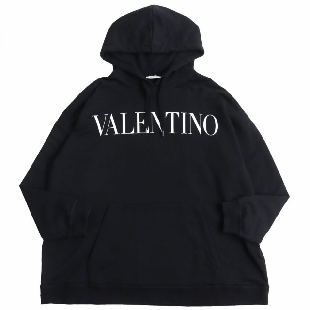 美品○VALENTINO ヴァレンティノ WV0MF20I7U8 ロゴプリント オーバー