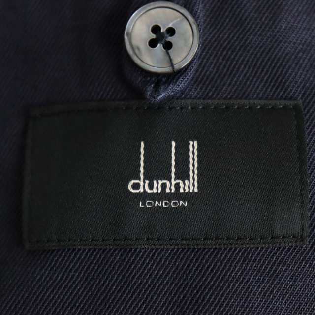 良品○dunhill ダンヒル コットン×リネン FITZROVIA シングル