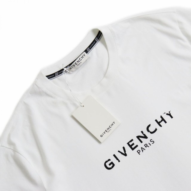 未使用品○GIVENCHY ジバンシィ BM70K93002 ロゴプリント クルーネック