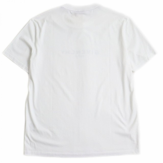 未使用品●GIVENCHY ジバンシィ BM70K93002 ロゴプリント クルーネック 半袖 Tシャツ/カットソー ホワイト 大きめサイズXXL  正規品｜au PAY マーケット