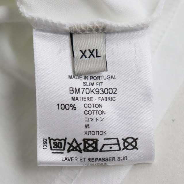 未使用品●GIVENCHY ジバンシィ BM70K93002 ロゴプリント クルーネック 半袖 Tシャツ/カットソー ホワイト 大きめサイズXXL  正規品｜au PAY マーケット