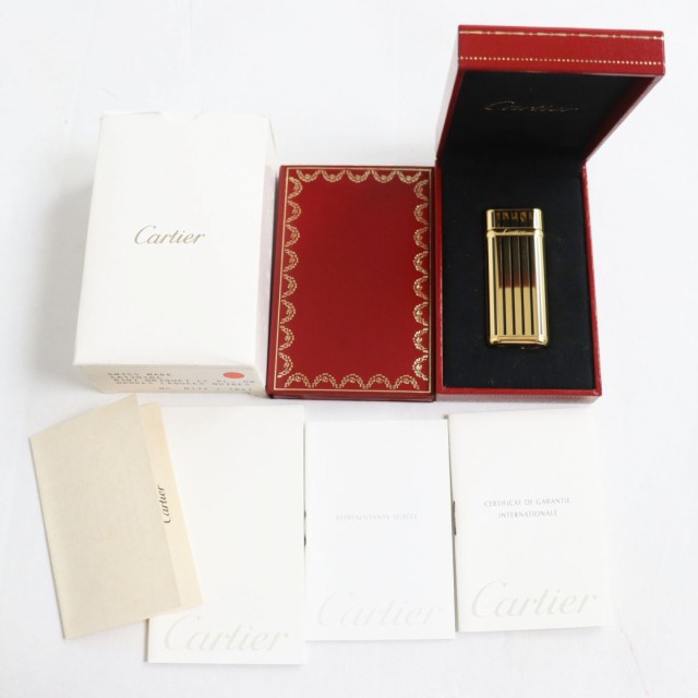 極美品○Cartier カルティエ 世界1847本限定 新型 ストライプ柄