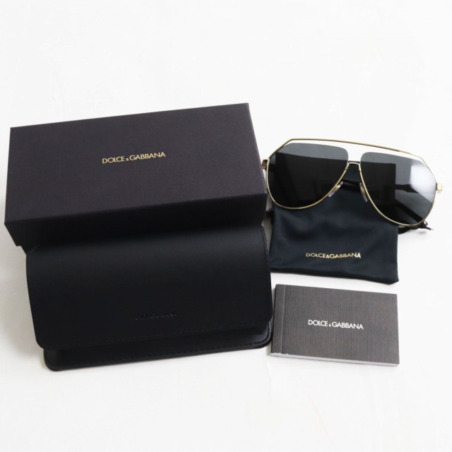 極美品○DOLCE＆GABBANA ドルチェ＆ガッバーナ DG2266 アビエイター