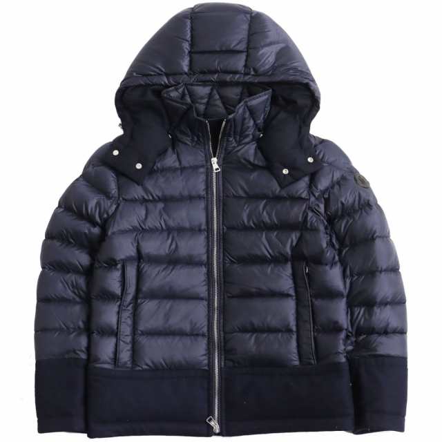 【美品】MONCLER モンクレール ウール切替 ダウンジャケット 01MOORER