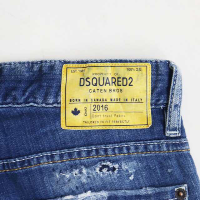 ドンドン見直し】良品○DSQUARED2 ディースクエアード Slim jean