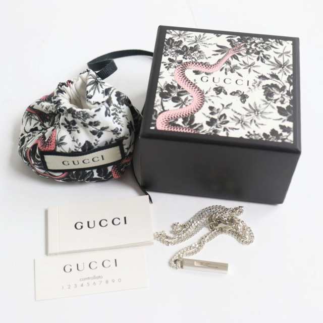 極美品○GUCCI グッチ Ag925 カットアウトG 喜平チェーンネックレス