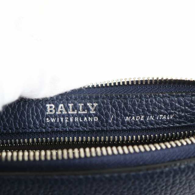 極美品●BALLY バリー STEIN/ステイン レザー クラッチバッグ/セカンドバッグ ネイビー イタリア製 メンズ フォーマルおすすめ◎