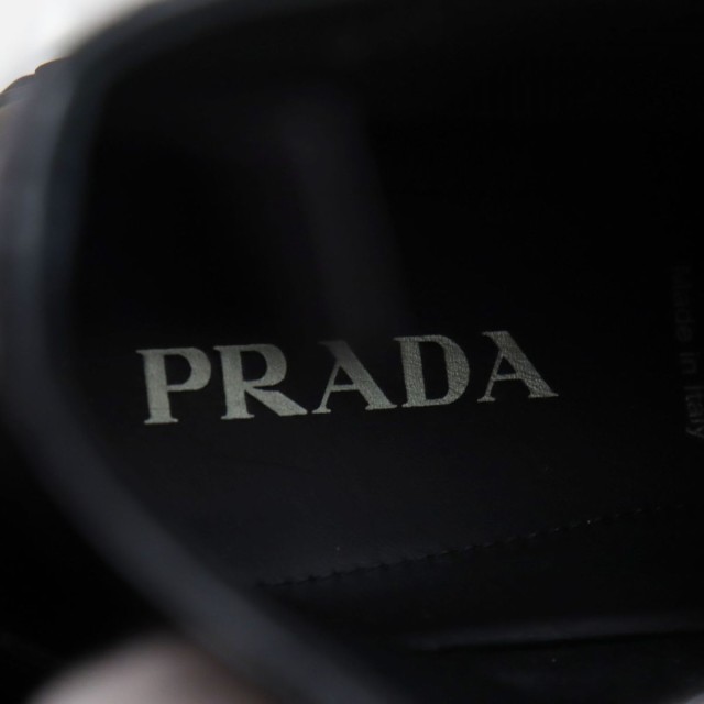 良品○PRADA プラダ 2TG148 チャンキーソール サイドジップレザー