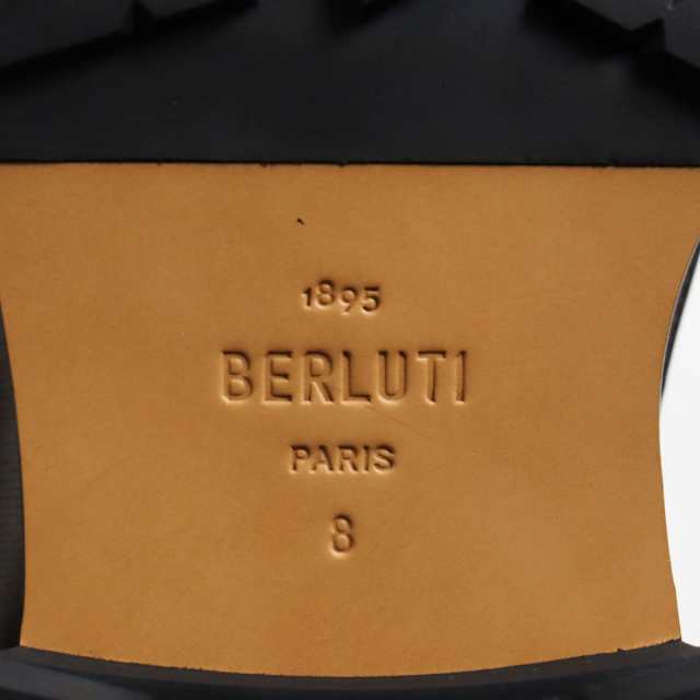 未使用品○BERLUTI ベルルッティ ツイスト ベネチアンレザー ロゴ入り