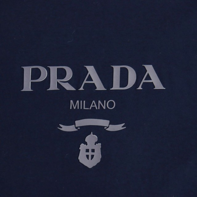 美品○2022年製 PRADA プラダ UJN815 Raised Logo/レイズドロゴ