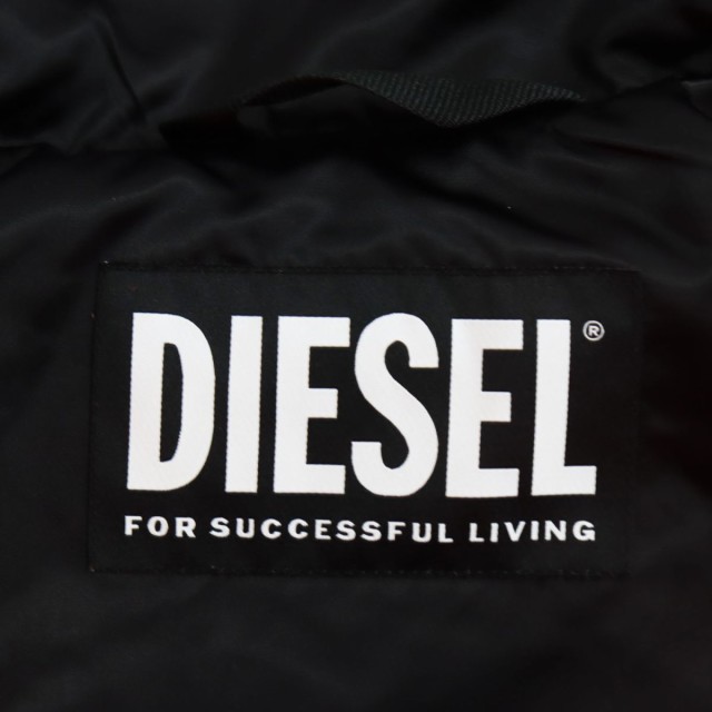 極美品●DIESEL ディーゼル ONLY THE BRAVE 裏地フリース 中綿入り ジップアップジャケット/ブルゾン ブラック L 正規品  メンズ｜au PAY マーケット