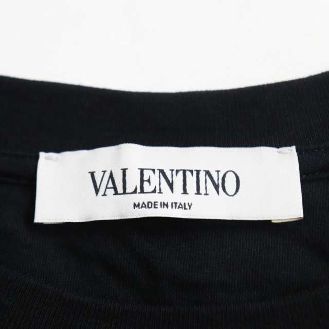 美品○VALENTINO ヴァレンティノ Vロゴプリント 半袖/ショートスリーブ