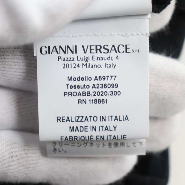 GIANNI VERSACE メデューサ 刺繍ロゴ ニットセーター 未使用