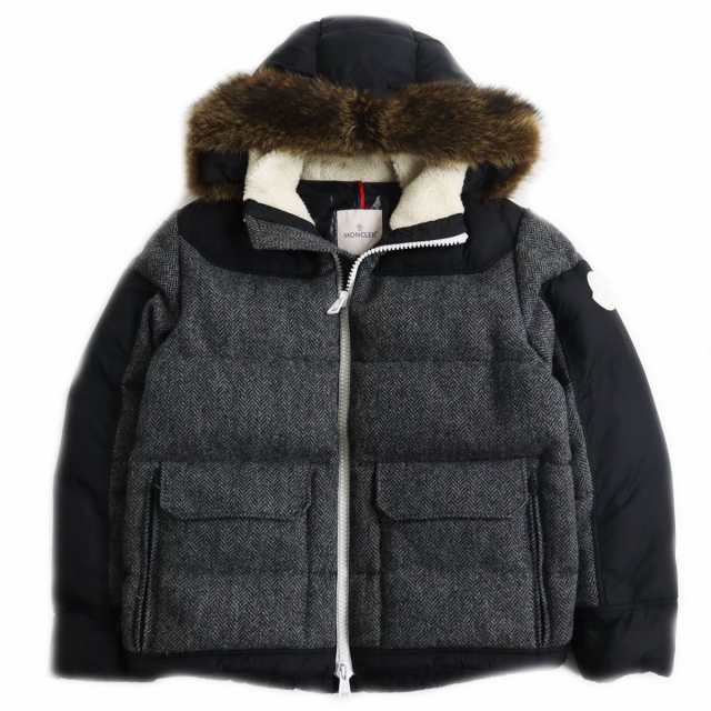 美品○21-22AW MONCLER モンクレール ROBERT ヘリンボーン柄