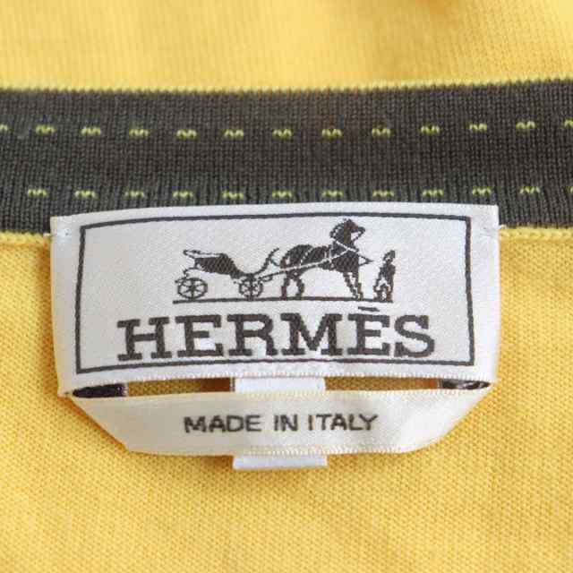 HERMES エルメス　セーター　刺繍いり長袖　プルオーバーどうぞ宜しくお願い致します