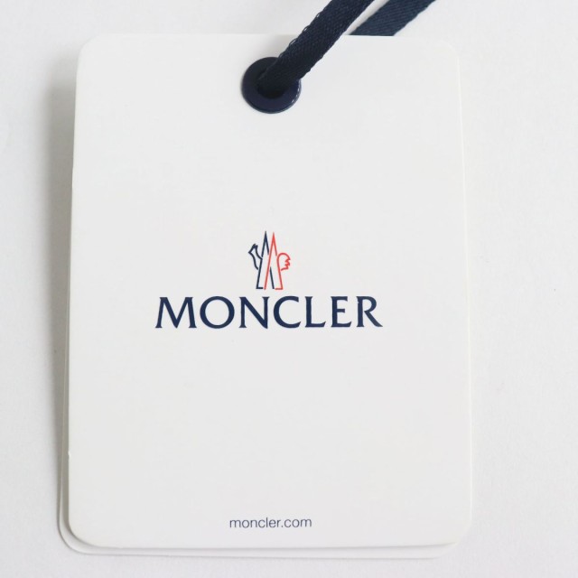 未使用品●2023年製 定価195800円 MONCLER モンクレール Galion ロゴワッペン付 フーデッドダウンジャケット ブルー  大きめサイズ6 正規｜au PAY マーケット