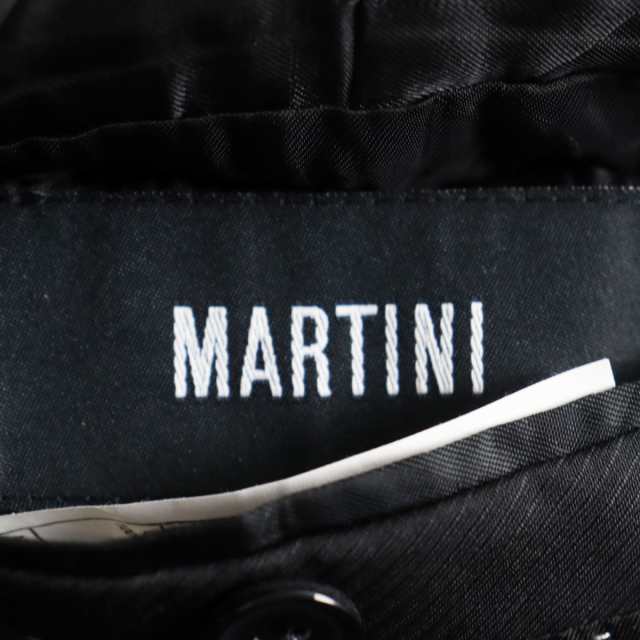 【ドンドン見直し】美品●黒タグ DOLCE＆GABBANA ドルチェ＆ガッバーナ MARTINI シルク混 シングル テーラードジャケット 黒 50  伊製 正｜au PAY マーケット