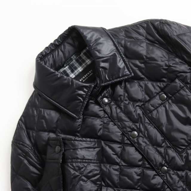 美品○BURBERRY BLACK LABEL バーバリーブラックレーベル 裏地チェック