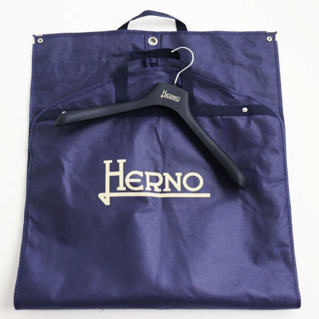 極美品●2021年製 HERNO ヘルノ PI0797U EXCLUSIVE FOR HISTORIES ウールナイロン切替 フーデッドダウンコート  ブラック 48 伊製 正規品｜au PAY マーケット