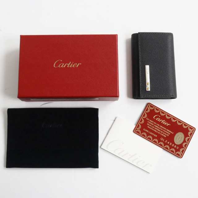 未使用品○Cartier カルティエ サントス L3000775 6連 シルバー