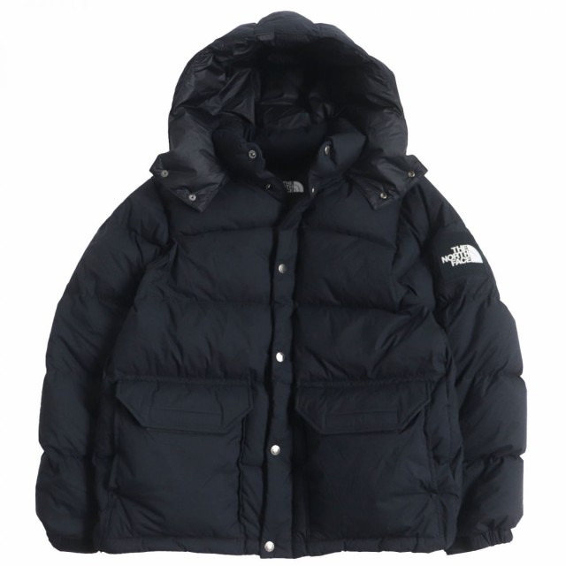 美品●THE NORTH FACE ザ・ノースフェイス Camp Sierra Short/キャンプシエラ ショート ND92230  フーデッドダウンジャケット 黒 S 正規品｜au PAY マーケット