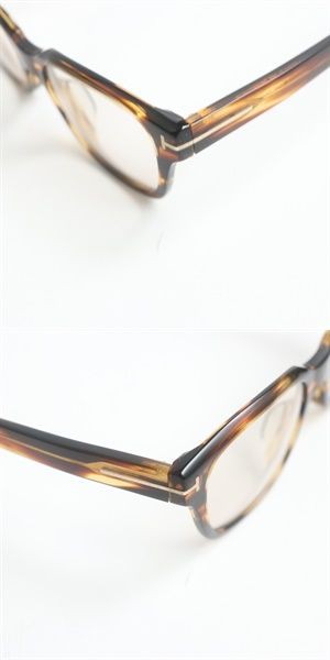 極美品◇TOM FORDトムフォード TF5535-F-B 048 カラーレンズ べっ甲柄