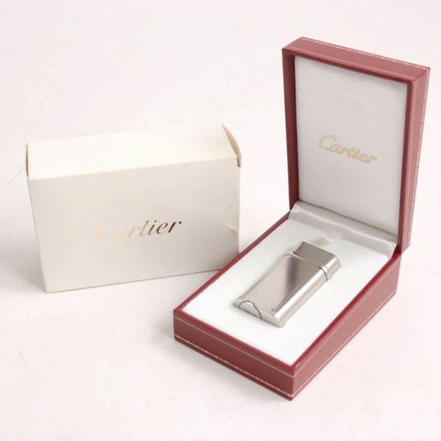 美品◇Cartier カルティエ CA120116 ゴドロン ヘアライン オーバル型 ...