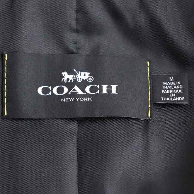 美品◇COACH コーチ F33778 レザー使い ベルト付き トレンチコート