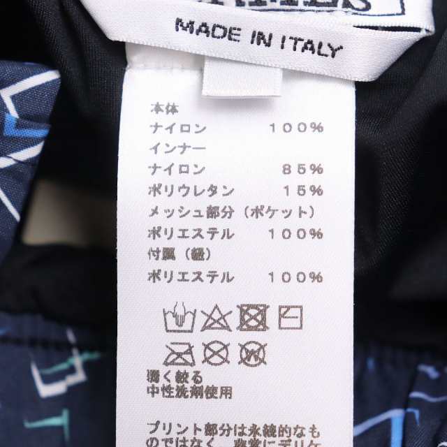 大特価放出！ 本物 美品 エルメス セリエボタン 総柄 スウィムパンツ