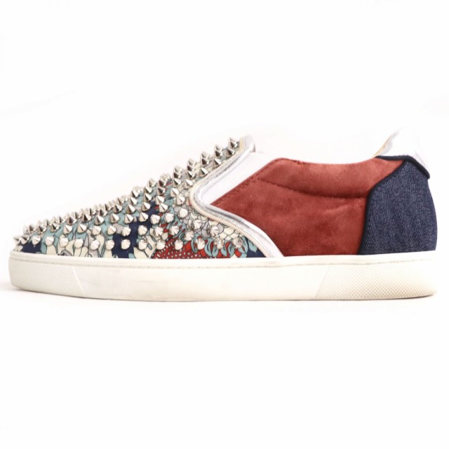 美品◆Christian Louboutin クリスチャンルブタン Sailor Boat Spikes スパイク スリッポン/シューズ マルチ 40  保存袋付き 伊製 メンズ｜au PAY マーケット