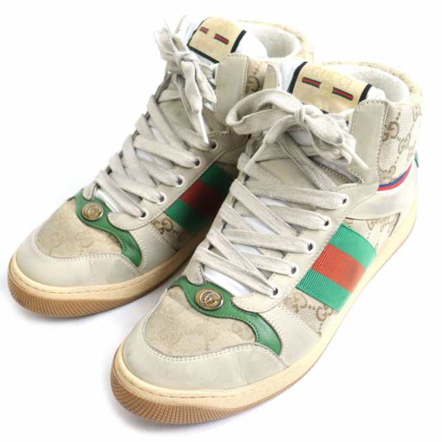 美品◇GUCCI グッチ ウェブライン GGキャンバス ヴィンテージ