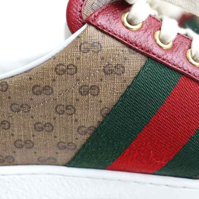 美品◇GUCCI×ドラえもん 655034 シェリーライン GGスプリーム レザー