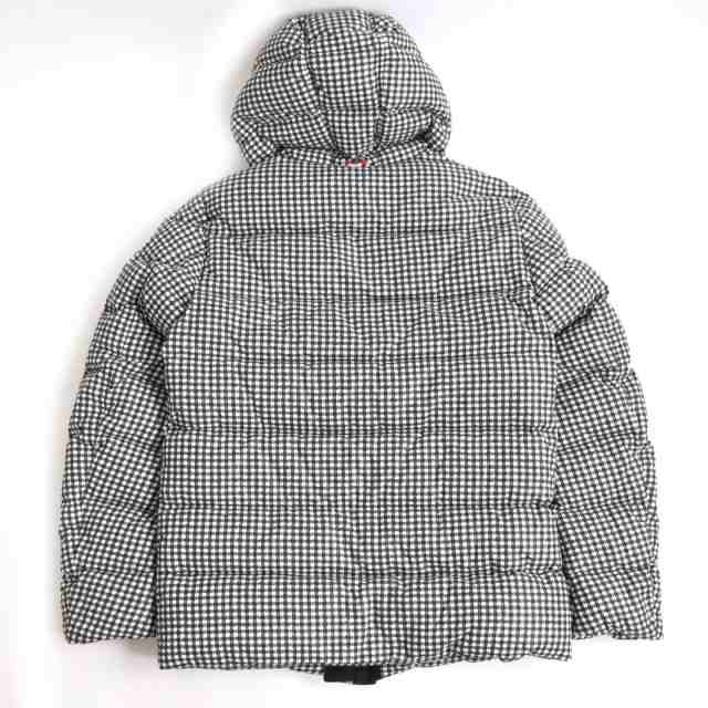 美品◇MONCLER GAMME BLEU/モンクレールガムブルー 千鳥格子柄 ロゴ