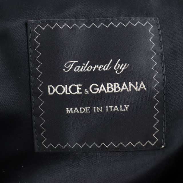 極美品◇DOLCE＆GABBANA ドルチェ＆ガッバーナ ロング丈 比翼 ウール