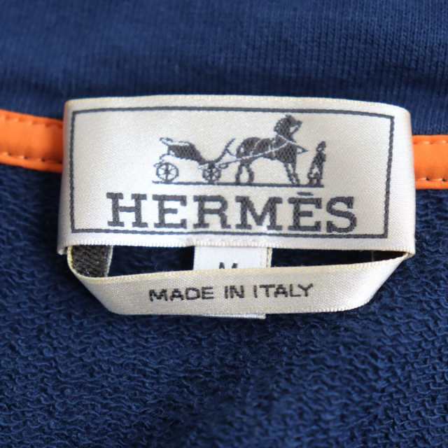 HERMES エルメス スウェット M 紺