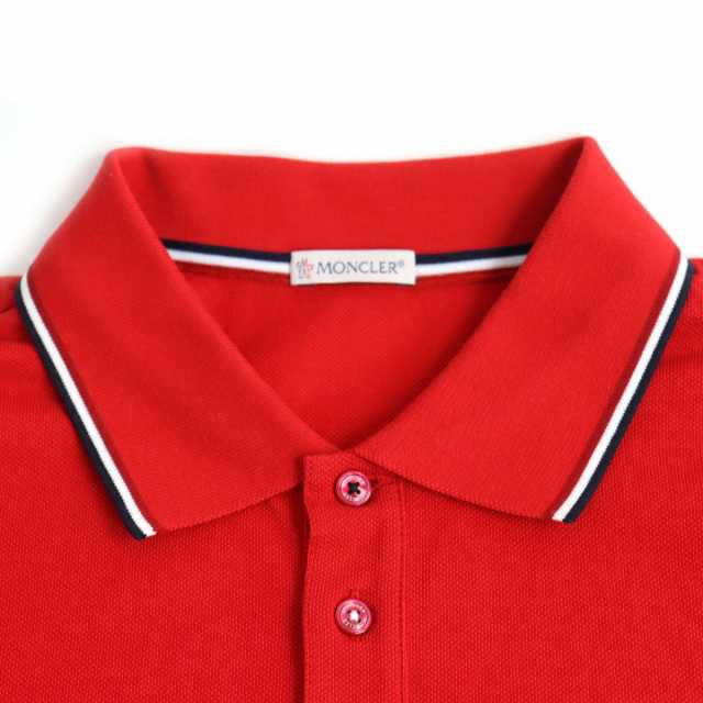 極美品◇MONCLER モンクレール MAGLIA POLO MANICA CORTA ロゴワッペン ...