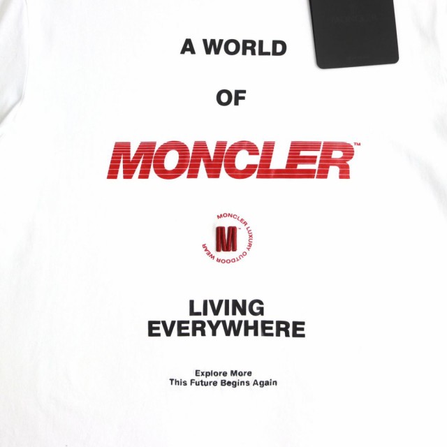 未使用品◇2021年製 MONCLER モンクレール SS TSHIRT ロゴプリント/ワッペン付 コットン100％ 半袖 Tシャツ/カットソー 白  L メンズ 正規の通販はau PAY マーケット - 衣類＆ブランドリサイクルGREEN | au PAY マーケット－通販サイト