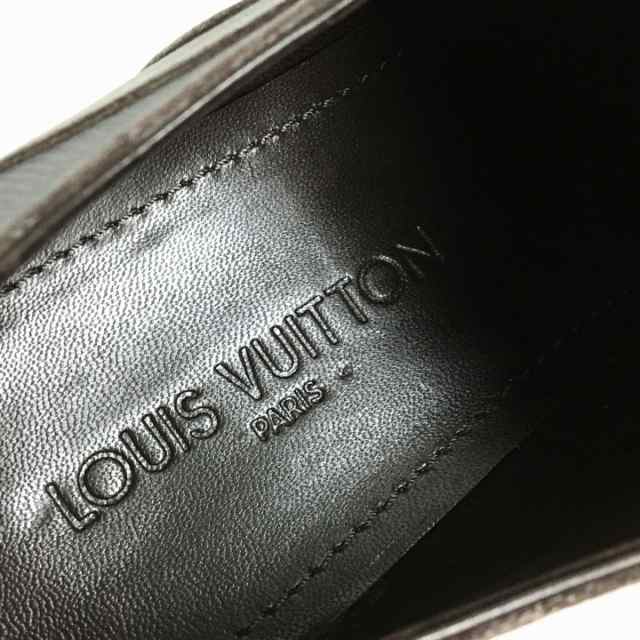 未使用品▽LOUIS VUITTON ルイヴィトン タイガ レザーシューズ/ドレス