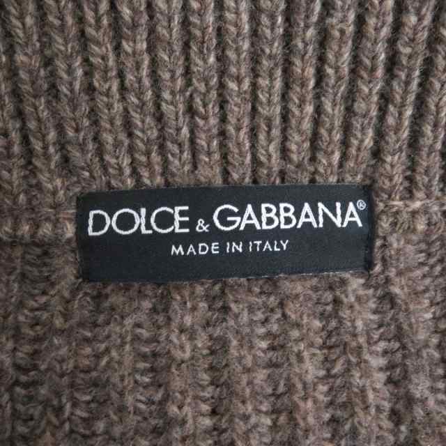 未使用タグ・付属品付き DOLCEGABBANA ショールカラー ニット