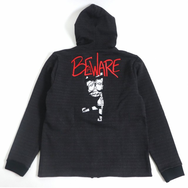 未使用品□クロムハーツ MATTY BOY P YNT HDZF BEWARE PPO ダガージップ エンブロイダリー ジップアップパーカー  ブラック系 M USA製｜au PAY マーケット