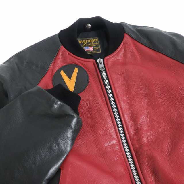 バンソン VANSON ワンスター 38 ライダースジャケット USA製サイズ38M ...