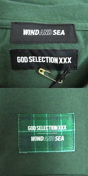 未使用品□WIND AND SEA×GOD SELECTION XXX ウィンダンシー ゴッド