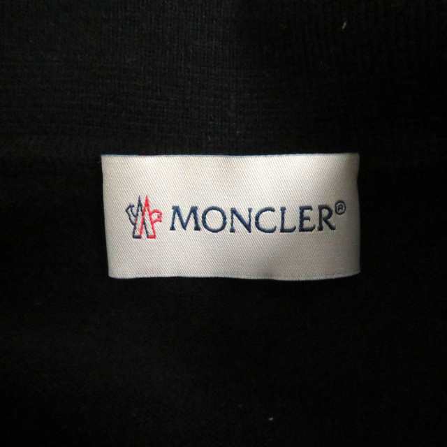 美品□18AW MONCLER/モンクレール MAGLIA TRICOT POLO ロゴボタン