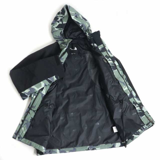 未使用□ザ・ノースフェイス NP62135 NOVELTY MOUNTAIN LIGHT JACKET GORE-TEX フーデッド ノベルティ マウンテンジャケット 緑系 M 正規